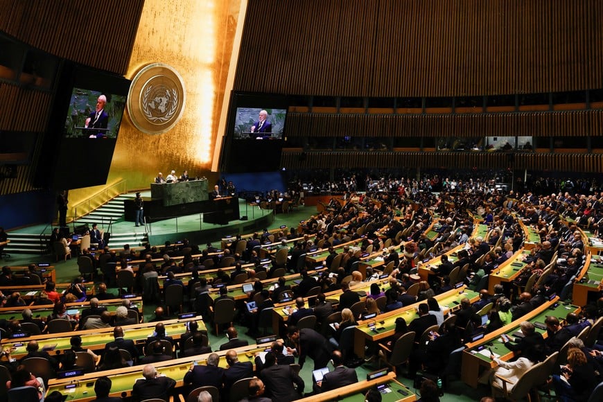 Brazil's President Luiz Inacio Lula da Silva addresses the 79th United Nations General Assembly at U.N. headquarters in New York, U.S., September 24, 2024.  REUTERS/Shannon Stapleton