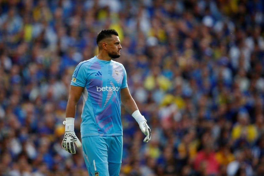 Soccer Football - Argentina Primera Division - Boca Juniors v River Plate - Estadio La Bombonera, Buenos Aires, Argentina - September 21, 2024
Boca Juniors' Sergio Romero REUTERS/Pedro Lazaro Fernandez