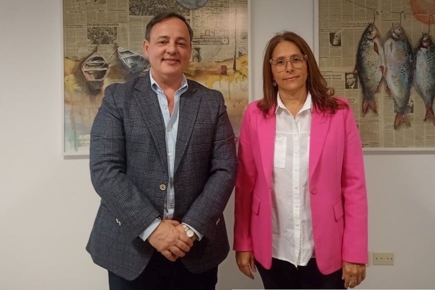 Ariel Trinadori (abogado y licenciado en ciencias para la familia) y María Florencia Pietroni (contadora y máster en bioética). Créditos: El Litoral