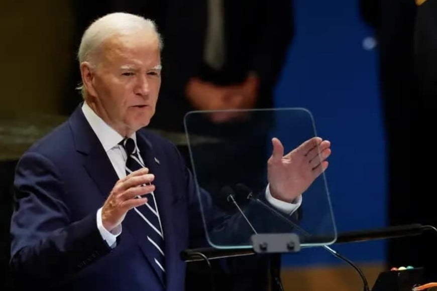 Joe Biden, presidente de Estados Unidos, ante la Asamblea General de la ONU.