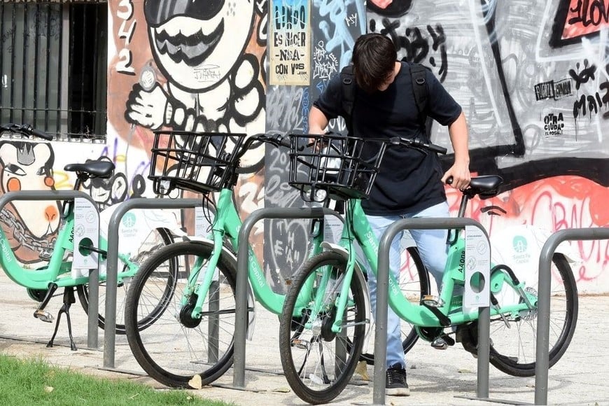 El sistema de bicicletas públicas tiene 41.500 usuarios. Créditos:  Guillermo Di Salvatore