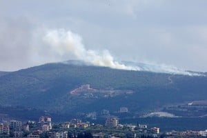 Smoke billows amid ongoing hostilities between Hezbollah and Israeli forces, as seen from Tyre, southern Lebanon October 1, 2024. REUTERS/Aziz Taher