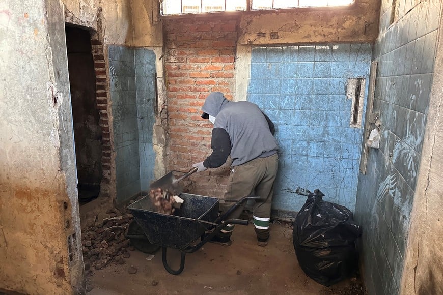 Las tareas ya iniciadas terminarían antes de fin de año. Foto: Fernando Nicola