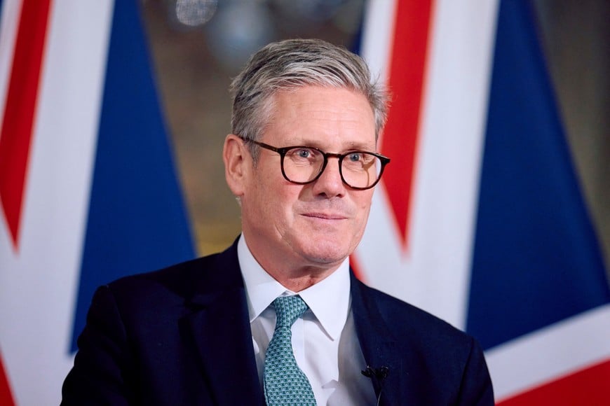 Britain's Prime Minister Keir Starmer speaks at a press conference, during his visit to the European Commission headquarters in Brussels, Belgium October 2, 2024. BENJAMIN CREMEL/Pool via REUTERS