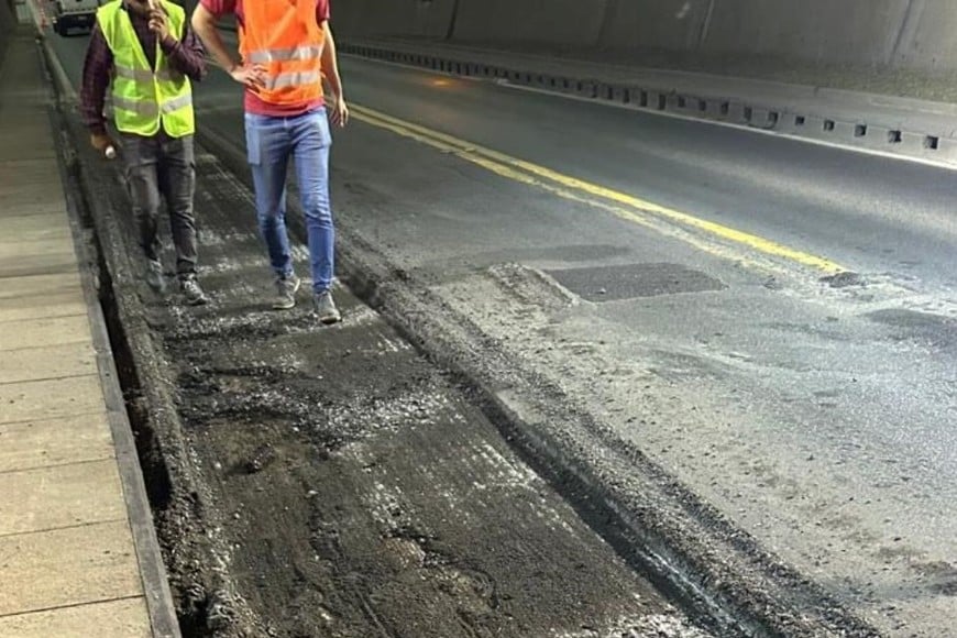 Repavimentación de la rampa de acceso al viaducto en Entre Ríos y de las mejoras en el sector de banquinas de la traza en Santa Fe.