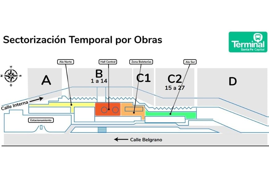 colectivos restructuración terminal de ómnibus