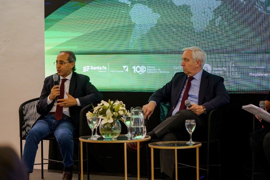 Fares Yassir, embajador de Marruecos en Argentina, durante la su participación en la Semana COMEX. Crédito: Gobierno de la provincia de Santa Fe