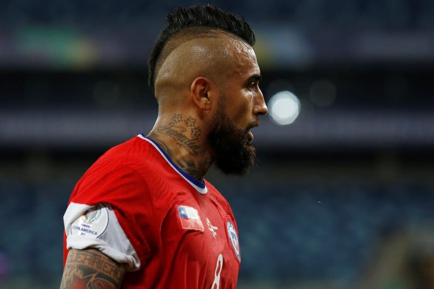 Soccer Football - Copa America 2021 - Group A - Chile v Bolivia - Arena Pantanal, Cuiaba, Brazil - June 18, 2021 Chile's Arturo Vidal REUTERS/Carla Carniel