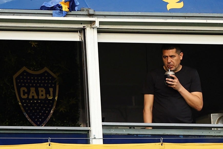 Soccer Football - Argentina Primera Division - Boca Juniors v River Plate - Estadio La Bombonera, Buenos Aires, Argentina - September 21, 2024
Boca Juniors club president Juan Roman Riquelme is pictured REUTERS/Agustin Marcarian