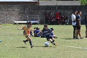 Éxito del torneo de fútbol infantil. Crédito: Flavio Raina