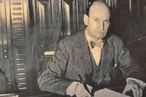 Gustavo Adolfo Martínez Zuviría (1883-1962), más conocido como Hugo Wast. Crédito: Archivo El Litoral.