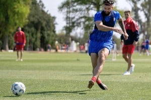 Nicolás Orsini ya hizo trabajos de campo la semana pasada y llegará bien para el sábado a las 21.15. Foto: Gentileza Unión.