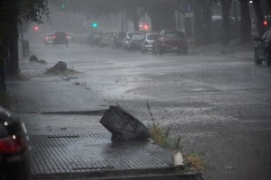 Lunes lluvioso en Santa Fe y la región. Foto: Flavio Raina