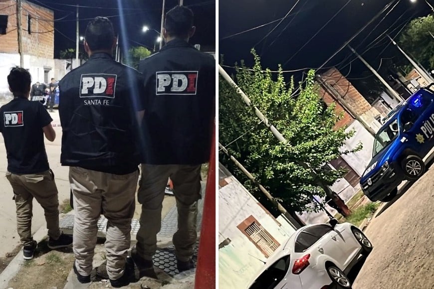 Peritos policiales secuestraron vainas servidas en el lugar del suceso.