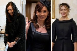 El negro en Victoria Villarruel, Cristina Fernández de Kirchner y Fabiola Yáñez.