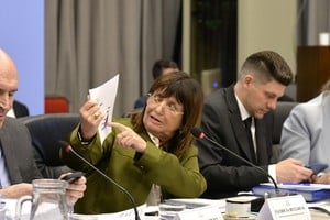 La comisión de Presupuesto y Hacienda, liderada por José Luis Espert,junto a la ministra de Seguridad, Patricia Bullrich, quién defendía esta tarde en la Cámara de Diputados el presupuesto asignado para el ejercicio 2025 para el área que conduce. En la Comisión de Presupuesto y Hacienda, la funcionaria aseguró que no llegó al cargo para "dejar las cosas como estaban".