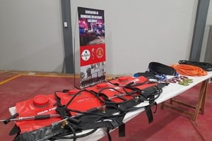 La Asociación Bomberos Voluntarios de San Javier ofreció una conferencia de prensa para dar a conocer los logros y beneficios obtenidos a través de distintos eventos.