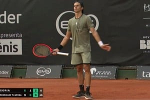 Coria no pudo mantener lo hecho en el primer set y terminó cayendo en primera ronda.