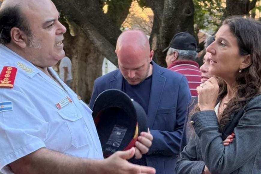 La senadora Di Gregorio junto al jefe de la Federación Santafesina, el venadense Francisco Acrap. Foto: Gentileza.