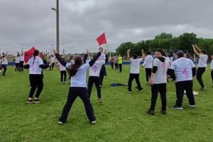 El encuentro contó con la presencia de 44 escuelas de distintas asociaciones de la provincia, que se reunieron en la sede del Club Unión y Cultura. Foto: FSABV