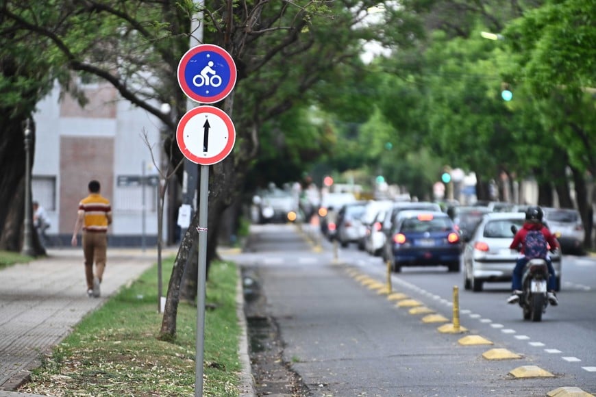 El espacio exclusivo para ciclistas es uno de los últimos habilitados en la ciudad. Foto: Flavio Raina