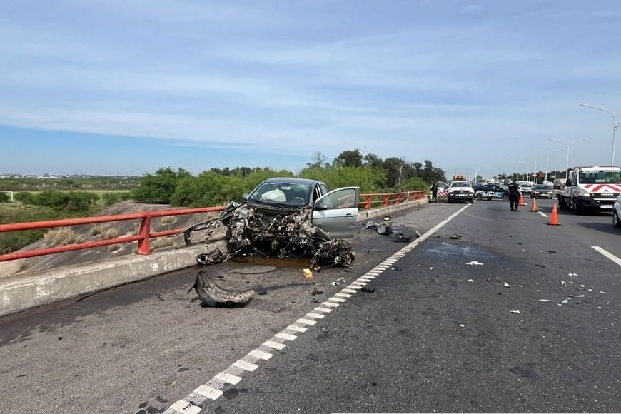 El incidente tuvo lugar en la mano que tiene sentido de Rosario a Santa Fe