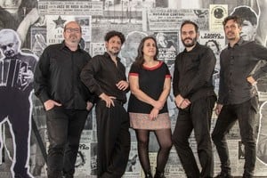 Un quinteto de talentosos músicos y docentes del tango de Rosario se adentró en el desafío de llevar adelante la propuesta musical "Experiencia Piazzolla". Foto: Gentileza producción