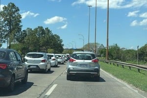 El accidente ocasionó una fila de más de 5km.