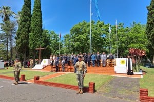 La Brigada Blindada II celebró su aniversario en Paraná.