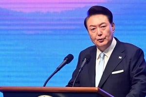 Yoon Suk-yeol, presidente de Corea del Sur. Está dispuesto a tomar medidas serias frente a la eventual participación de tropas norcoreanas en la guerra de Ucrania. DW/AP