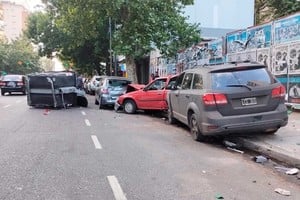 La insólita escena tuvo lugar en el barrio porteño de Flores.