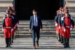 Pullaro encabezó el acto de celebración de los 50 años  de la Unidad Especial Casa de Gobierno.