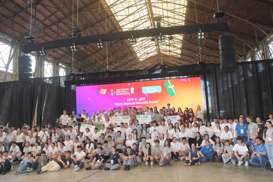 La premiación fue organizada por la Fundación Banco de Santa Fe en la Estación Belgrano. Foto: Luis Cetraro