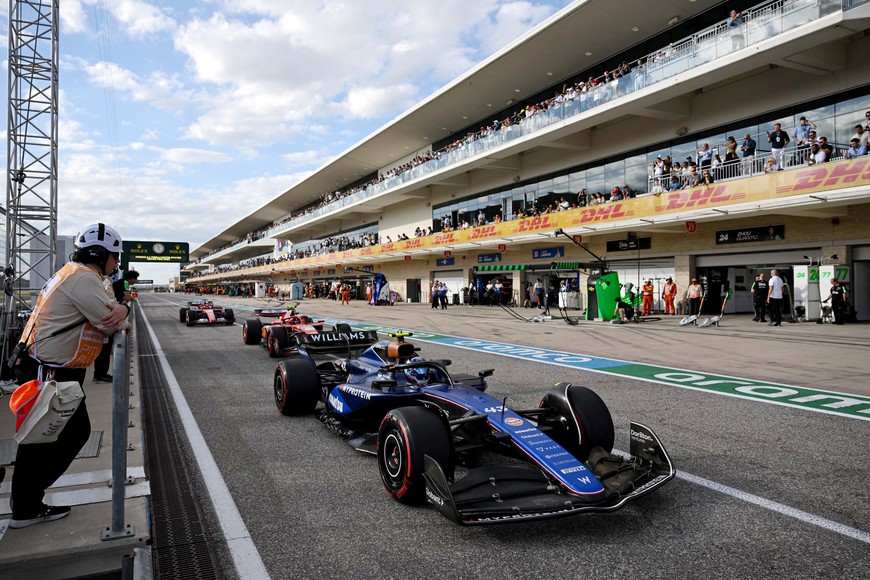 Formula One F1 - United States Grand Prix - Circuit of the Americas, Austin, Texas, United States - October 19, 2024
Williams' Franco Colapinto during qualifying Pool via REUTERS/Patrick T. Fallon