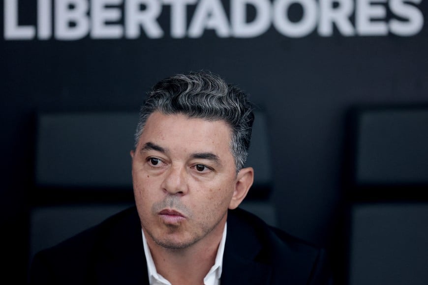 Soccer Football - Copa Libertadores - Semi Final - First leg - Atletico Mineiro v River Plate - Arena MVR, Belo Horizonte, Brazil - October 22, 2024
River Plate coach Marcelo Gallardo before the match REUTERS/Cris Mattos