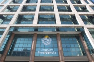 Torre Ejecutiva donde se encuentran las oficinas presidenciales de Uruguay en Montevideo.