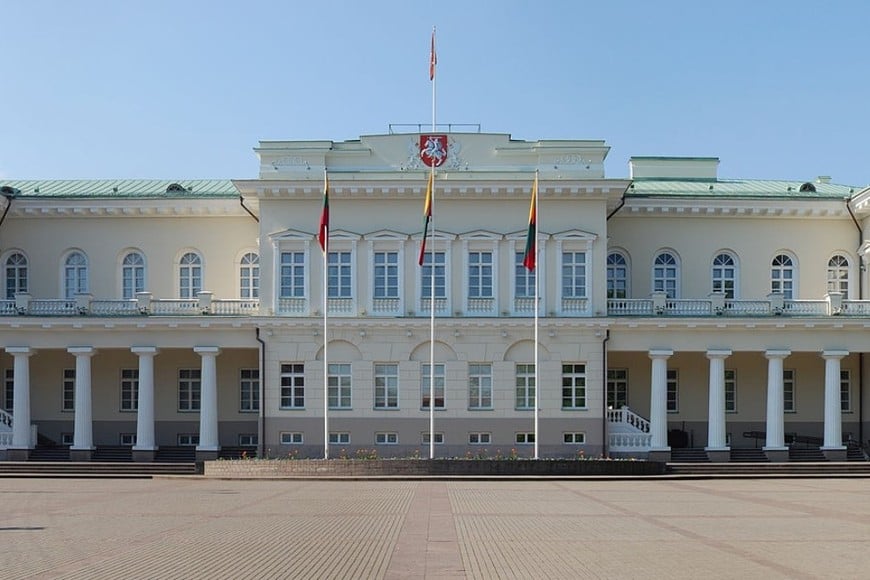 Palacio Presidencial de Vilna, Lituania. Crédito: Marcin Bialek