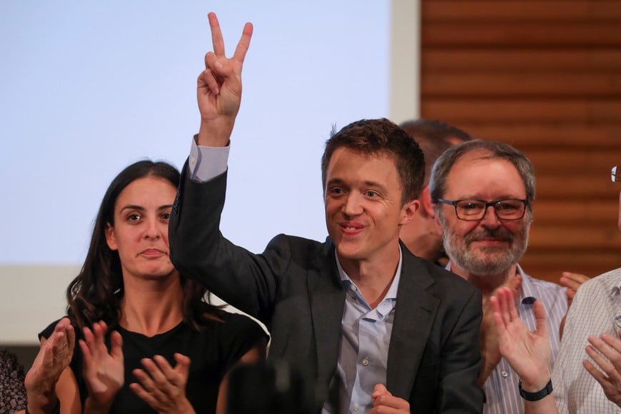 Inigo Errejon reacts at the end of the presentation of his new political party that will compete in the upcoming general election in Madrid, Spain, September 25, 2019. REUTERS/Sergio Perez