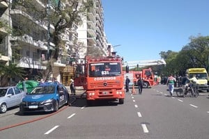 El hecho se desarrolló este sábado por la mañana en un edificio ubicado sobre Avenida Libertador al 4800 entre Maure y Gorostiaga, en la Ciudad de Buenos Aires.