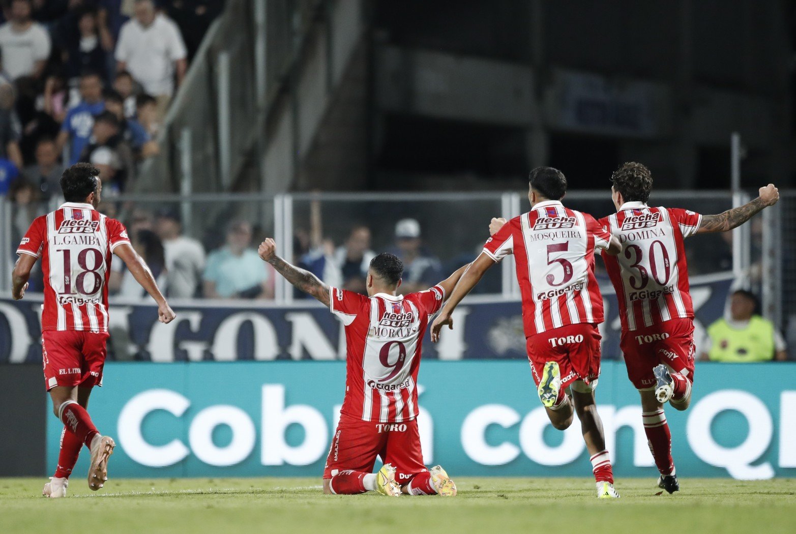 Con este festejo volvió a puestos de Sudamericana