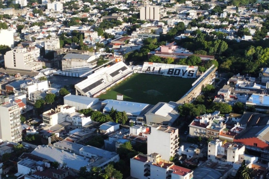 Estadio Islas Malvinas del All Boys, sede del cruzo a partido único. Crédito: Prensa All Boys