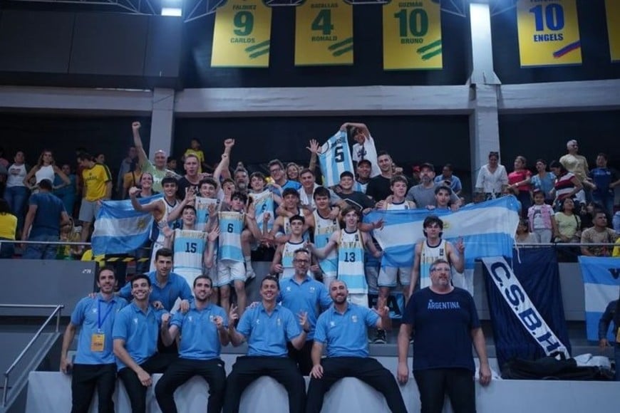 La Selección Argentina finalizó en el tercer puesto. Foto: FIBA