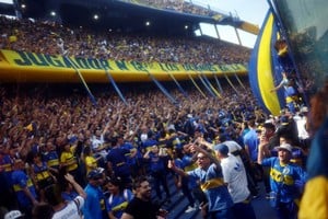 Soccer Football - Argentina Primera Division - Boca Juniors v River Plate - Estadio La Bombonera, Buenos Aires, Argentina - September 21, 2024
Boca Juniors fans inside the stadium before the match REUTERS/Agustin Marcarian     TPX IMAGES OF THE DAY