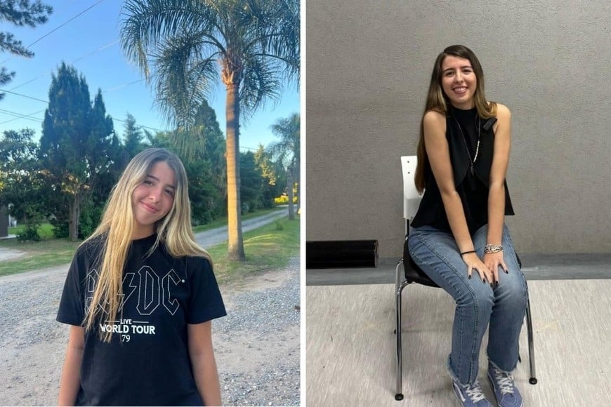 Vicky antes y ahora. Afortunadamente,  la joven no tiene ninguna secuela física y día a día mejora su habla y comprensión.  “Todo pasa por algo. Hoy estoy bien y pudiendo caminar porque las cosas se dieron como se tenían que dar”, dijo en diálogo con El Litoral.