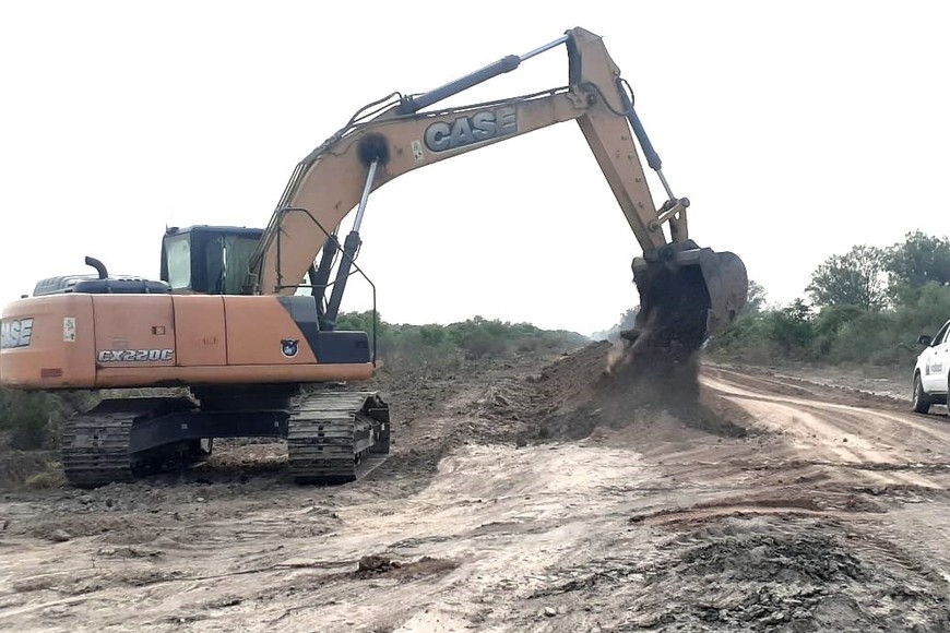 La tierra recuperada elevó el nivel de circulación como se observa en las rutas 83-S y RP 40, de Fortín Olmos al oeste.