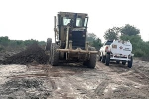 La tierra recuperada elevó el nivel de circulación como se observa en las rutas 83-S y RP 40, de Fortín Olmos al oeste.