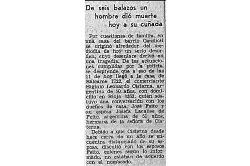 La crónica de El Litoral del 10 de marzo de 1955.