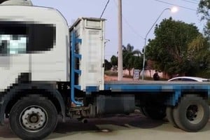 El camión Scania había sido robado en ciudad de Buenos Aires el 25 del corriente. Crédito: El Litoral.