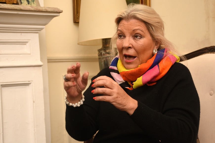 Elisa Carrió vinculó a un ex legislador nacional, cuñado de Sergio Massa, con un ex juez acusado de encubrir actividades del narcotráfico. Crédito: Guillermo Di Salvatore