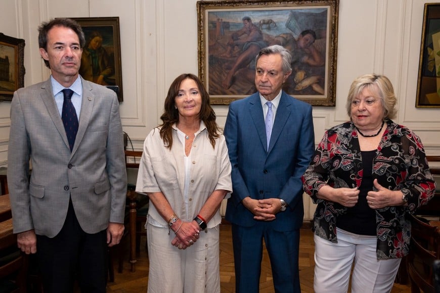 decanos derecho santa fe Claudia Levin (Facultad de Ciencias Jurídicas y Sociales de UNL), Zully Degano (Facultad de Derecho y Ciencias Políticas de la Universidad Católica local); Hernán Botta,(Facultad de Derecho de UNR) y José María Caterina (Facultad de Derecho y Ciencias Sociales de la UCA en Rosario).